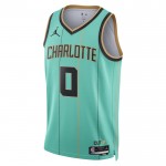 Charlotte Hornets Trikot Miles Bridges Jordan 2024-25 City Edition Teal Swingman - Herren